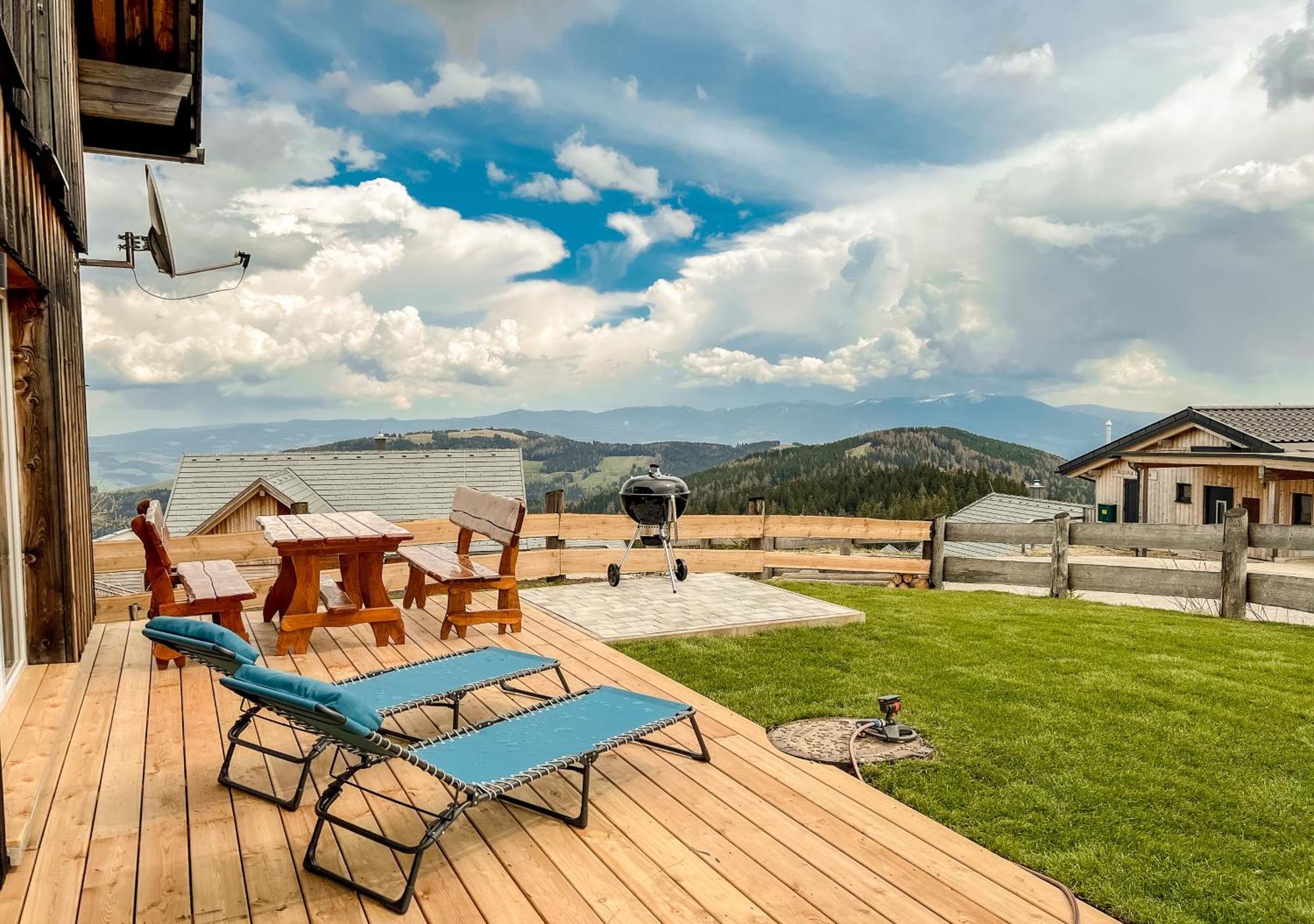 1A Chalet Eck - Wandern, Grillen, Panorama Sauna! Klippitztorl Dış mekan fotoğraf